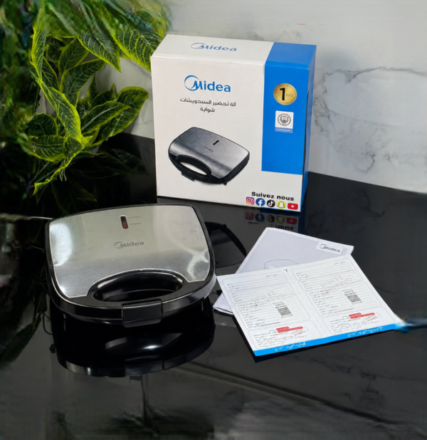 Mini panineuse Media inox 750W Mini panineuse Media inox 750W