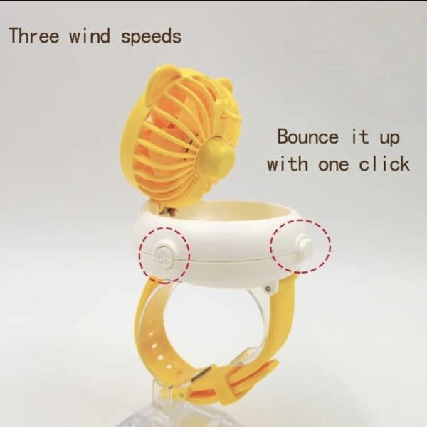 Mini ventilateur Bracelet 3 vitesse Mini ventilateur Bracelet 3 vitesse