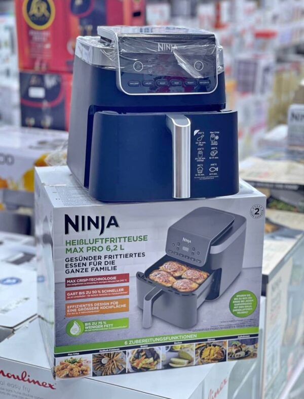 Ninja Friteuse A air sans huile airfryer AF180EU - 2000w - 6.2L - 6 PROGRAMMES Ninja Friteuse A air sans huile airfryer AF180EU - 2000w - 6.2L - 6 PROGRAMMES