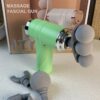 Pistolet de massage pour soulager la douleur 6 vitesses 4 têtes LM-810T Pistolet de massage pour soulager la douleur 6 vitesses 4 têtes LM-810T