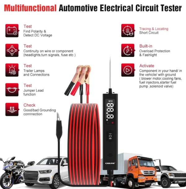Testeur électrique automobile multifonction CNBJ-823 Testeur électrique automobile multifonction CNBJ-823