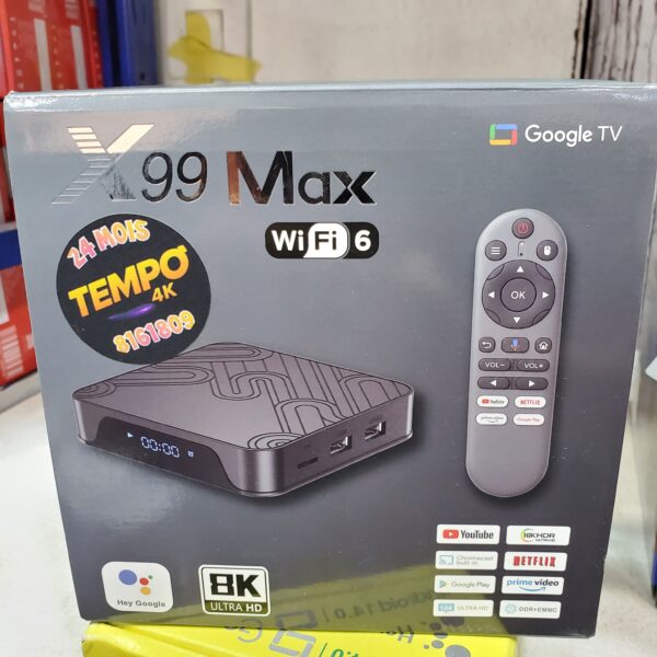 Tv Box X99 Max 2g16g iptv 24moi gratuit TEMPO 4K Tv Box X99 Max 2g16g iptv 24moi gratuit TEMPO 4K