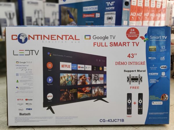 Tv Continental 43p Smart Google tv Tv Continental 43p Smart Google tv