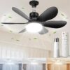 Ventilateur de Plafond Lumineux à Douille avec Télécommande 80w Ventilateur de Plafond Lumineux à Douille avec Télécommande 80w