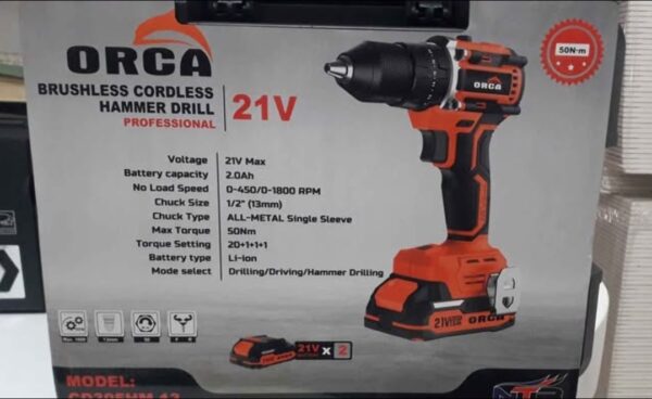 Visseuse ORCA 21V BRUSHLESS Visseuse ORCA 21V BRUSHLESS