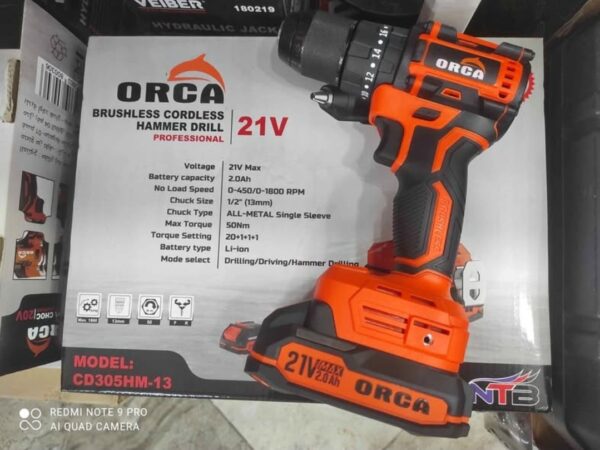 Visseuse ORCA 21V BRUSHLESS Visseuse ORCA 21V BRUSHLESS