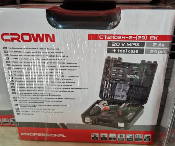 visseuse crown 20v+29pcs visseuse crown 20v+29pcs